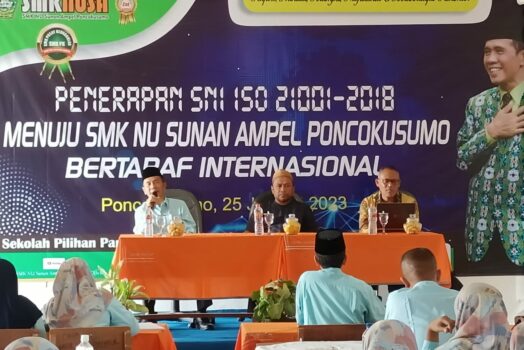 LP Ma’arif Start Dampingi Penerapan ISO 21001:2018 SMK NU Sunan Ampel Poncokusumo