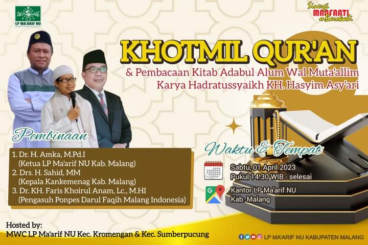 Khotmil Qur’an dan Pembinaan dari Kepala Kantor Kementerian Agama Kabupaten Malang