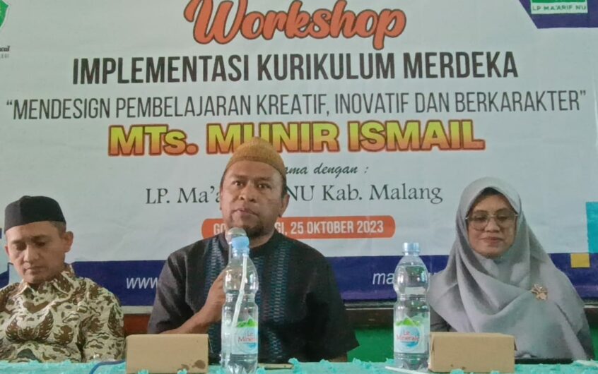 LP Ma’arif PCNU Kab. Malang Menyelenggarakan Workshop IKM di MTs. Munir Ismail
