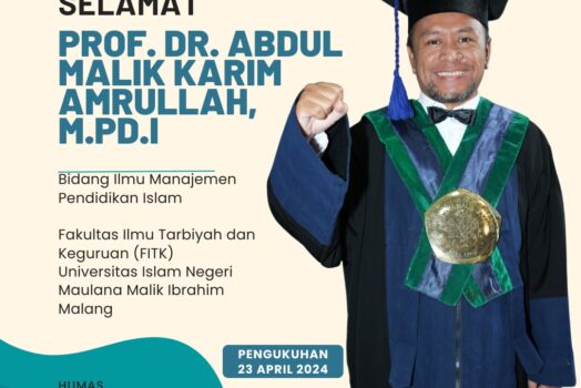 Pengukuhan Guru Besar Ketua LP Ma’arif PCNU Kabupaten Malang