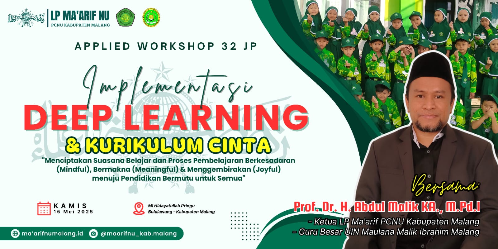 Implementasikan Deep Learning dan Kurikulum Cinta, Komitmen Ma’arif PCNU Kabupaten Malang Melawan Intoleransi dan Bullying