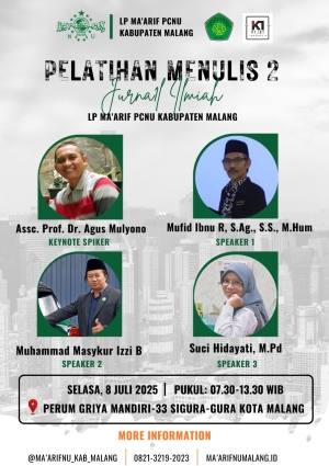 Berjalan Intensif Pelatihan Menulis 2 Jurnal Ilmiah