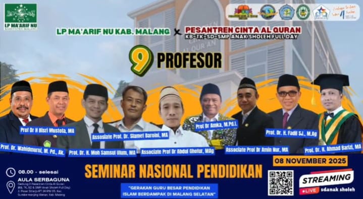 LP Ma’arif inisiasi Gerakan Berdampak dengan 9 Guru Besar di Pesantren Cinta al-Qur’an