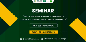 Peran Biblioterapi dalam Penguatan Karakter Adiwiyata KKM LP Ma’arif di SMP Sunan Giri