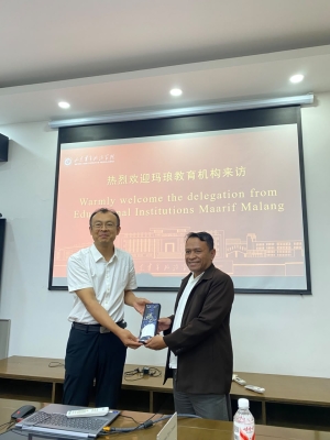 Hari Ketiga, Kunjungan ke Shandong Youth University of Political Science, Disambut dengan Bahasa Arab